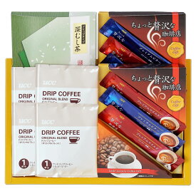 AGF・UCCコーヒー・ドリップ緑茶 | 甘い香りが特徴のAGFプレミアムマイルド、苦みとコク深い味わいが特徴のAGFプレミアムビター。コクのある苦味とまろやかな味わいのUCCドリップコーヒー。本格的なお茶を急須無しで楽めるドリップタイプの深むし茶のセット。 ｜ 送料無料