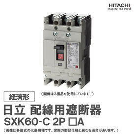 日立 配線用遮断器 SXK60-C 2P □A