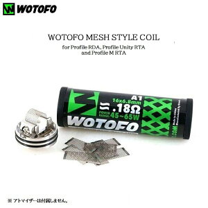 Wotofo MESH STYLE COIL 10PCS for Profile RDA Profile Unity RTA Profile M RTA �d�q�^�o�R VAPE