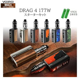 DRAG4 スターターキット 177W VTC5 18650 電池2本付き VOOPOO 電子タバコ VAPE