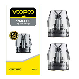 VOOPOO Vmate Pod Cartridge V3 3X ���� �|�b�h �J�[�g���b�W 2���� 0.4�� 0.7�� 1.0�� Top Filling �g�b�v�t�B�� �d�q�^�o�R VAPE
