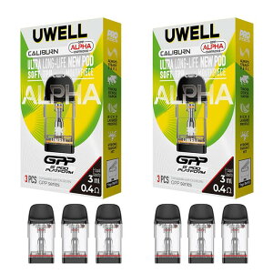 Uwell Caliburn GPP Alpha Cartridge 3ml �g�b�v�t�B�� ���[�E�F�� �J���o�[�� G5 G4 G3 KoKo POD �R�R �|�b�h �d�q�^�o�R VAPE