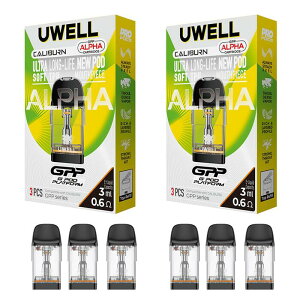 Uwell Caliburn GPP Alpha Cartridge 3ml �g�b�v�t�B�� ���[�E�F�� �J���o�[�� G5 G4 G3 KoKo POD �R�R �|�b�h �d�q�^�o�R VAPE