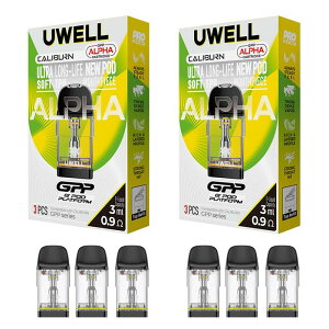 Uwell Caliburn GPP Alpha Cartridge 3ml �g�b�v�t�B�� ���[�E�F�� �J���o�[�� G5 G4 G3 KoKo POD �R�R �|�b�h �d�q�^�o�R VAPE