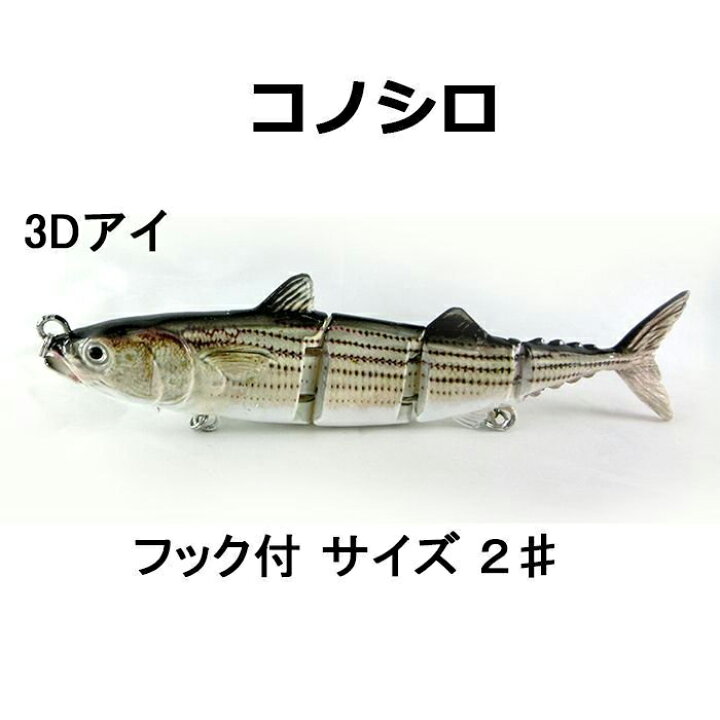 楽天市場】リアル ミノー ビッグベイト ジョイント ぐねぐね  