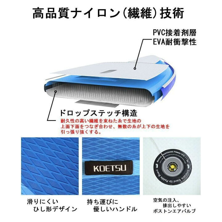 楽天市場】サップ SUP インフレータブル スタンドアップパドルボード 