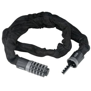 STEELMIGHT5桁ダイヤル式自転車鍵チェーンロック防犯強化自転車/バイク用ロック長さ120cm6mm高強度チェーン731g軽量デザイン高強度亜鉛合金シリンダー携帯便利防犯性能