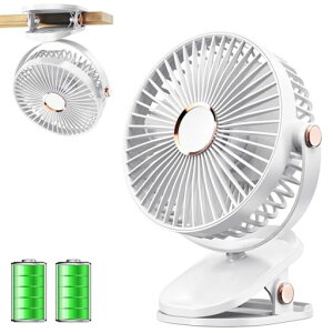 iNeibo卓上扇風機クリップ小型USB扇風機【4000mAh大容量バッテリー内蔵】USBファン20dB静音USB-C充電式コードレス超強風20時間連続使用風量4段階調節リズム風付き上下左右360度角度調整