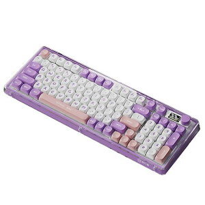 OUSEITECHV99�Q�[�~���O�L�[�{�[�h�K�X�P�b�g�\��96�L�[�L�[�{�[�h�z�b�g�X���b�v�Ή�TFT�J���[�X�N���[�����J�j�J���L�[�{�[�gPBT�L�[�L���b�v2.4GHz���C�����X/BT5.0/USB-C�L��5000mAh�o�b�e���[