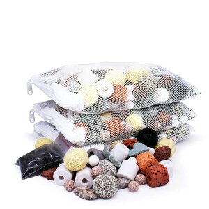 MUYYIKAろ過材水槽用観賞魚濾過材料複数種類12in1水族館フィルター用アクアリウムろ材淡水と海水に適用庭の池消臭水質改善・安定(2000g)