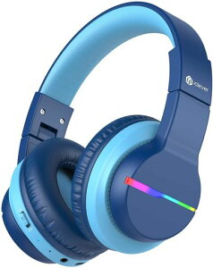 iClever�q���p�w�b�h�t�H��Bluetooth�w�b�h�t�H�����C�����X�L�b�Y�w�b�h�t�H�����ʐ����t��(74/85dBA)55H�v���C�^�C���}�C�N�t���w�Z/�^�u���b�g/PC�p(�u���[)