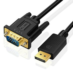 SHULIANCABLEDisplayportVGAϊP[uDisplayPort(fBXvC|[g)-VGAA_v^[DP-VGARo[^[R[h(bL̃IX-IX)(1.8M)