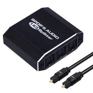 SPDIFTOSLINKfW^z13o͌wXvb^[1x3zLPCM2.0DoldyDigital&DTS5.1ΉPS3/XBOX/Blue-Ray/HDTV/STB/AvΉ