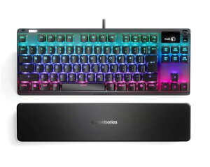 SteelSeries �Q�[�~���O�L�[�{�[�h �e���L�[���X �Ԏ� �L�� ���{��z�� �L�@EL�f�B�X�v���C���� Apex 7 TKL Red Switch 64649