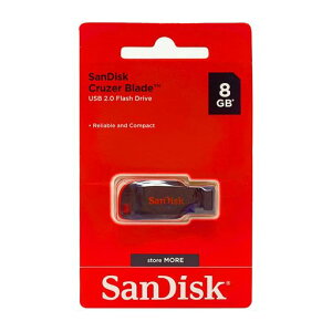 SanDiskCruzerBlade�L���b�v���XUSB�t���b�V��������SDCZ50-008G-B35