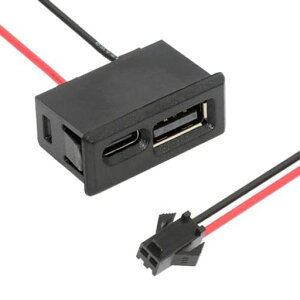 NFHKDIYOEMType-A&Type-C���X�\�P�b�g��������2�s���w�b�_�[�P�[�u���s�b�`=2.54mm���b�`�}�E���g�^�C�vDC5V�d��