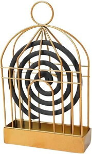 【鳥かご型】蚊取り線香ホルダー蚊取り線香入れ蚊取り線香立て蚊遣り器蚊取り器吊り下げアンティーク調鉄製おしゃれコンパクトおしゃれインテリアアウトドアハンドル付き持ち運び便…