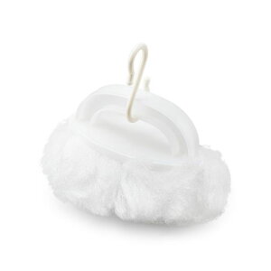 KOMEバスクリーナー超極細毛浴室掃除ブラシ床・壁用ハンディタイプS字フック付きお風呂クリーニングスポンジ付き