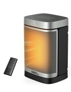 DREO(�h���I)�Z�~���b�N�q�[�^�[���^�y�y�ʃR���p�N�g�EECO�m�\�P���ߓd�΍�z�g�[���70°��U��1200W~15.5��/1000W/800W�ȃG�l�d�C������]�|�I�t�ߔM�ی�12H�^�C�}�[5°~35°���x��������5���[�h