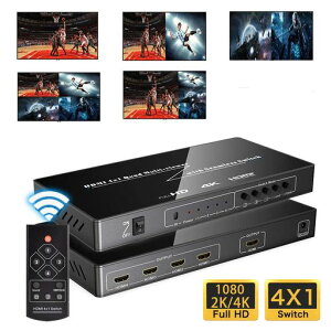 �}���`�r���[���[HDMI��ʕ�����4K�Ή�HDMI1.4�E4K@30HZ6��̕������[�h��ʃ`�����l���Ɖ����`�����l���͕����ďo�͓��{��戵�������t
