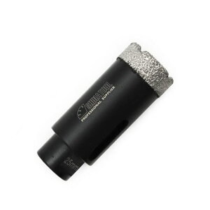 SHDIATOOLダイヤモンドドリル25mm硬質磁器タイル・石材タイル穴あけ用M10軸径壁タイル石器花崗岩ダイヤドリルで位置決めが可能適合機種:アングルグラインダー;