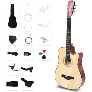 アコースティックギター17点セット初心者入門セット練習ギターソフトケース付きアコギguitarLGJT-YM2405-A