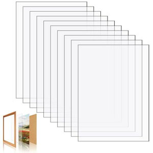 ZHSHXNGY 10�� �����A�N������ ����1mm 10x15cm �ی�t�B�����t�� ������ �v���X�`�b�N�� DIY ���� �G�� �A�N�����P�[�X �R���N�V�����P�[�X����ɍœK