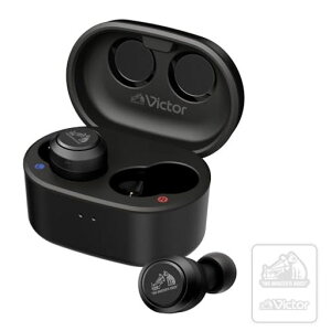 JVC�P���E�b�h Victor HA-FX150T-BA �X�e�b�J�[�t ���C�����X�C���z�� Bluetooth �m�C�Y�L�����Z�����O �O����荞�� �h�� ��x�� �}�C�N�t�� �{�̎���4.4g(�Ў�)�ő�21���ԍĐ� Bluetooth Ver5.2�Ή�
