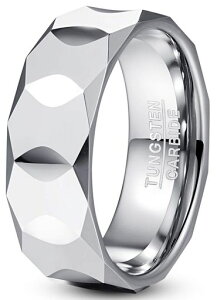 083基地リングメンズタングステン指輪アクセサリー横幅9mm鋼色ringサイズ11号