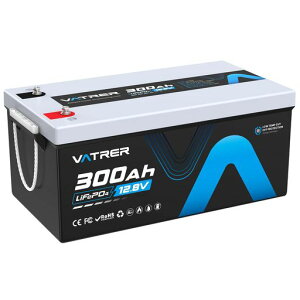VATRERPOWERog[LiFePO412V300Ah_S`ECIobe[3840WhfB[vTCN5000ȏ[dTCN10Nzd/RV/LsOJ[Ή200ABMSߏ[dh~