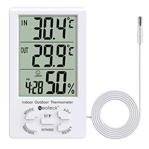 Neoteck�����x�v���x�v���X�}�C�i�X1°C�Z���T�[LCD�f�W�^�������O���x�������x�u���|�����p�����x����ƒ�p�M���Ǘ\�h(��3m�R�[�h)