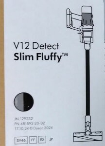 �y���[�J�[���Y�I���zDyson(�_�C�\��) �|���@ �R�[�h���X Dyson V12 Detect Slim Fluffy (SV46 FF EX) �X�e�B�b�N �n���f�B�N���[�i�[ �T�C�N���� �[�d�X�^���h�t���y���点�āA�������Ȃ��z