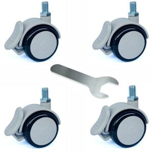 AUTAKIキャスターm8タンディングデスクM8互換キャスターキャスター車輪キャスター固定flexispotキャスターフレキシスポットキャスターストッパー付きキャスターねじ込み式キャスターチェ…