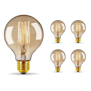 Bravelight�G�W�\���d��40WE26/E27�����yG95�z�G�W�\���o���u���g���d���{�[���d���J�[�{���d��(��LED�d��)�d���F�������A���e�B�[�N�Ɩ������d���ԐڏƖ����d�����͋C�d��������Ή��~�^�c