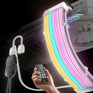 AsiaHorseスリーブケーブル用ARGBLEDライトストリップカバーキット3*8ピン25.5CMARGB5V3ピン108LEDランプビーズ超長20000時間の使用期限AsusAuraASRockGIGABYTE