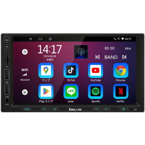 KASUVAR2DIN7C`fBXvCI[fBIAndroidJ[iry8RA2GB+32GBWiFiΉYouTube/Netflix/HuluςJ[I[fBIzCXCarPlay/AndroidAuto&~[O