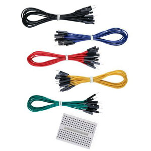 ELEGOO50PCS�I�X���X�W�����p�[���C��200mm(170�^�C�|�C���g�u���b�h�{�[�h�t��)