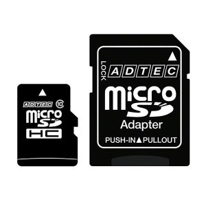 �A�h�e�b�NmicroSDHC�J�[�h8GBClass10SD�ϊ�Adapter�tAD-MRHAM8G/10