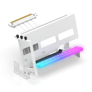 EZDIY-FAB�V����RGB����PCIe4.0GPU�u���P�b�g�}���`�A���O�����������O���t�B�b�N�J�[�h�z���_�[ARGB5V3�s��LED���C�g����PCIe4.0X16Gen4�������C�U�[�P�[�u���t��90�x���p17cm