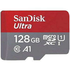 SanDisk (�T���f�B�X�N) 128GB Ultra microSDXC UHS-I �������[�J�[�h - �ő�140MB/�b C10 U1 �t��HD A1 Micro SD �J�[�h - SDSQUAB-128G-GN6MN