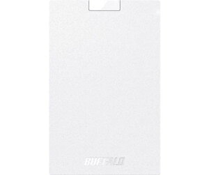 BUFFALO USB3.2 Gen1 �|�[�^�u��SSD Type-A 500GB �z���C�g SSD-PG500U3-WC