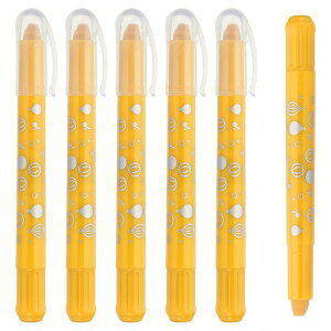 PATIKILウォーターカラージェルクレヨン6個セット洗えるツイストクレヨン塗り絵描画絵画用金