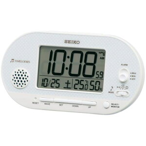 �Z�C�R�[�N���b�N(SeikoClock)�u�����v���p�[���{�̃T�C�Y:8.1x15.9x4.9cm�ڊo�܂����v�d�g�f�W�^�����x���x�\��SQ795W