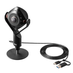 �T�����T�v���C �X�s�[�J�[����360�xWeb�J���� ��c�p �}�C�N���� AI�����ǔ� USB-A/USB Type-C���Ή� CMS-V71BK