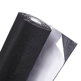 BENECREAT 200X30cm フェルトシート フェルト生地 ブラック 厚さ2mm 自己接着 粘着性あり ジュエリー引き出しボックスライナー コスチュームアート クラフト 家具 保護シート