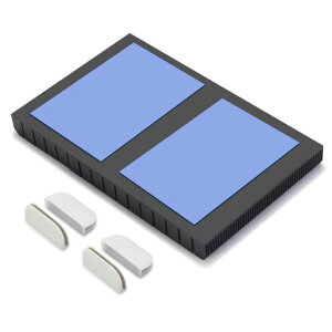 GLOTRENDS�A���~�j�E���q�[�g�V���N(WiFi���[�^�[�p)�A180x115x15mm�A���~�{�f�B�A�T�[�}���p�b�h2���t��