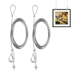 PureSino�s�N�`���[���[�����C���[�t�b�N�X�e�����X���������\�݂艺���W���pDIY�G��z���Ǌ|�������h�~�y2�{�����a1mm/1.5mm�z���C���[���[�v�X���C�h�������h�~���C���[���݋���t(���c