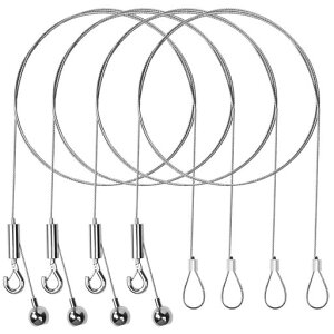 COOLBOTANG�s�N�`���[���[�����C���[�t�b�N�Z�b�g���݋���t(1mmX0.5m-4�{�Z�b�g)�X�e�����X���C���[���[�v�����h�~���C���[���������\�݂艺���z���G��ʐ^���v�݂艺���Ǌ|���ȂǗp�n�c