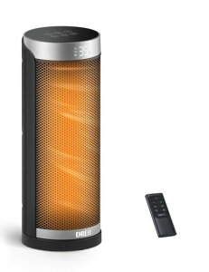 DREO(�h���I)�Z���~�b�N�q�[�^�[�^���[�^�y40%�ߓd�΍�E�啗�ʁz�d�C�t�@���q�[�^�[1200W~15��/1000W/800W�ȃG�l8���S�@�\LED70°��U��X�}�[�g�������x����5~35°C12H�^�C�}�[�����E�ߏ�