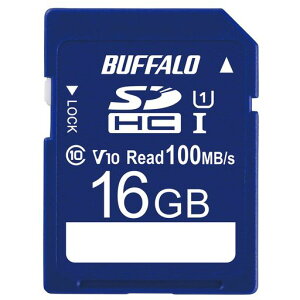 �o�b�t�@���[ SD�J�[�h 16GB 100MB/s UHS-1 Class1 VideoSpeedClass10 RSDC-016U11HA/N